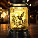 Solar Lanterns Outdoor Garden Decor Valentine's Day Gifts for Women Hummingbird Gift for Women Mom Grandma Sister Birthday, Hanging Solar Light Home Decor for Yard, Patio,Backyard,Porch,Torch