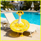 Independence Day Style Cute Outfit for 23-Inch Cement Goose – Outdoor Garden Yard Porch Decor