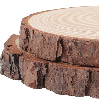 ibasenice 2Pcs Wood Log Garden Stepping Stones for Outdoor Walkway Decorative Durable Pathway Enhancer for Landscaping for Lawn and Garden Pathways