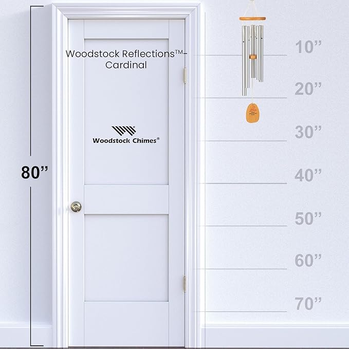 Woodstock Chimes Signature Collection, Woodstock Reflections, 22'' The Lord's Prayer Inspirational and Memorial Wind Chimes for Outdoor, Patio, Home or Garden Décor (WRLP)