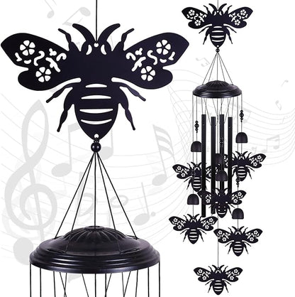 Bees Wind Chimes Outdoor Decoration, Mobile Wind Catcher, Retro Bee Wind Bells, Memorial Wind Chime, Blessing Windchime for Home, Balcony, Yard, Room, Xmas, Party, Indoor, Garden Decor, Gifts for Mom