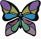 Replacement Wind Catcher, Wind Chime Sail Replacement with 16.4FT Nylon Cord, Metal Wind Chime Parts Replacement Accessory for Sympathy Wind Chimes and Wind Bells, Butterfly