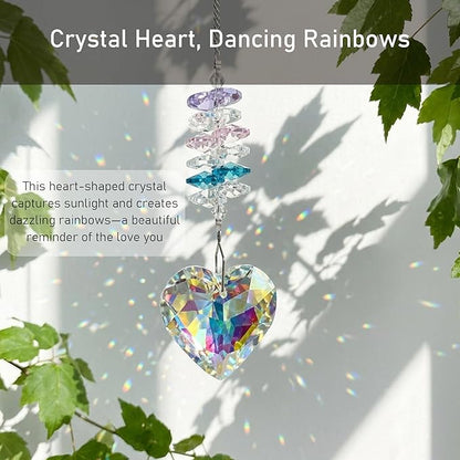 Pet Memorial Suncatcher – Gemstone Paw Crystal, Loss of Dog Sympathy Gift, Pet Bereavement Remembrance for Dogs & Cats