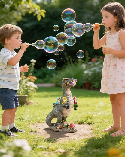 Dinosaur Garden Gnome Statue 12”, Outdoor Yard & Garden Decor, Patio Lawn Decoration, Gardening Gifts for Women, Housewarming Present