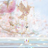 Hummingbird Gifts for Mom, Mom Gifts for Mothers Day Birthday from Daughter, Sun Catchers Indoor Window Outdoor Garden, Spring Home Decor Hummingbird Gift for Women Mother Grandma Bird Lovers