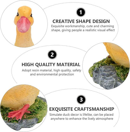 GANAZONO Home Decor Home Decor Garden Statue Decoration Resin Funny Garden Figurines Outdoor Animal Statue for Patio Lawn Yard Art Decoration Outdoor Decor Kids Kids