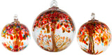 Dale Tiffany Hand Blown Glass, 3" Diameter Eden, Tree of Life Collection, Witch Globe Hanging Garden Indoor/Outdoor Decorative Ornament Gazing Ball