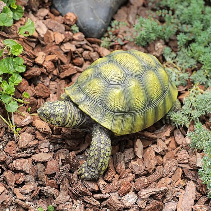 Realistic Turtle Statue Resin Turtle Statue Decor, Garden Sculpture Indoor/Outdoor Courtyard Lawn Ornament, Home Decor