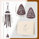 Bestie for Women,32" Bronze Mom Wind Chimes,Bestie Gifts Friendship Gift for Birthday Mother's Day Unique Bestie Gift Ideas for Outdoor Patio,Garden,Window and Home Decoration