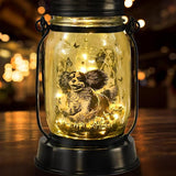 Cavalier King Charles Spaniel Gifts for Women/Men Cavalier Solar Lanterns Mom Birthday Dog Lovers Lantern Pet loss Dog Memorial Lights Solar Garden Decoration for Yard, Patio,Backyard,Porch Torches