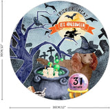 Retro Metal Sign 12"x12",Happy Halloween Scary Night Grave Witch Bats Trick Or Treat Dog Aluminum Tin Metal Sign for Home Living Room Bedroom Garden Farm Patio Decor Wall Art Poster