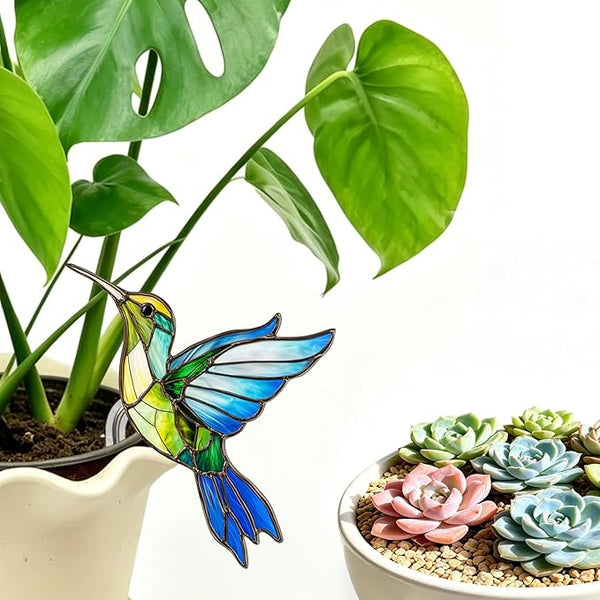 Hummingbird Gifts for Women Mom Grandma, Hanging Planter for Indoor Outdoor Garden, Bird Lover Plant Decor, Mothers Day Birthday Gifts from Daughter Son(11)