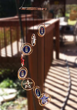 Red Carpet Studios 15182 Patriot Spiral Wind Chime, Air Force