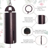 ASTARIN Christmas Wind Chimes for Outside Deep Tone Heroic Christmas Windbell Deep Resonance Serenity Bell Outdoor Decor for Patio,Yard,Porch,Garden Package