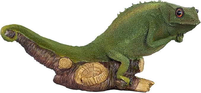 Garden Lizard Statue - Large Garden Statues & Figurines, Big Foot Yard Decor, Outdoor Statue for Patio, Lawn, Yard