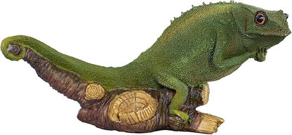 Garden Lizard Statue - Large Garden Statues & Figurines, Big Foot Yard Decor, Outdoor Statue for Patio, Lawn, Yard