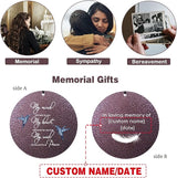ASTARIN 36" Large Deep Tone Personalized Sympathy Wind Chimes, Memorial Wind Chime for Loss of Mother Father Loved One, Hummingbird Bereavement Gifts Decor Outdoor Patio Garden, Produced in USA