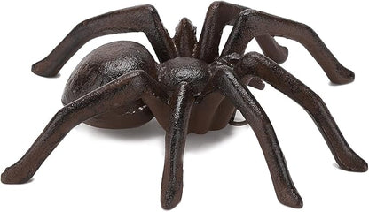 BRASSTAR Cast Iron Spider Statue Entomophile Delicate Modelling Interior and Exterior Decoration Suitable for Placing Study Garden Lawn Balcony TQGJPT490