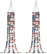 Jeiento Celebrate America's 250 Years Anniversary Windsock Flag 2 Pack,40Inch American Flag Windsock Flag Holiday Party Decoration Hanging Wind Socks for Farmhouse Yard Window Holiday Party Supplies