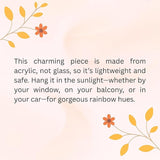 Music Acrylic Suncatcher Indoor Colorful Window Hanging Ornament Outdoor Sun Catcher Panel for Home Decor Car Garden Crystal Gift Piano Acrylic Suncatcher