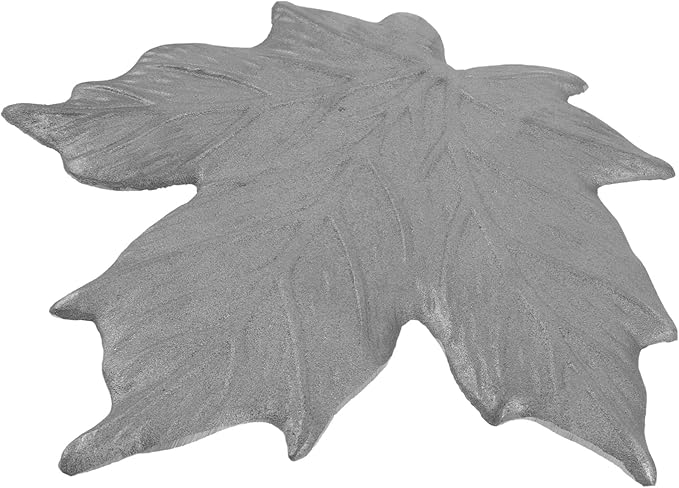 Garden Maple Leaf Design Cast Iron Pathway Decor for Outdoor Walkway for Lawn and Garden Decoration