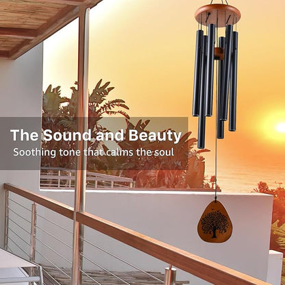AMBOBE Memorial Sympathy Gifts for Loss of Mom, 32" Memorial Wind Chimes for Loss of Mother Sympathy Gift, Bereavement Gift for Loss of Mother, Windchimes in Memory of Mom Gifts