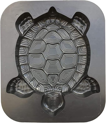 Turtle Stepping Stone Mold, Tortoise Shape Concrete Cement Mould Walk Maker, DIY Stepping Stone, Decorative Flower Garden Lawn Decor Tortoise Concrete Mould 15.75 "x 13.39" x 1.5 "