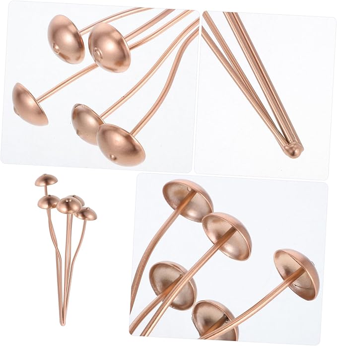 Toddmomy Iron Mushroom Statue Garden Decor Unique Design Mushroom Stake for Garden Art Outdoor Plant Stake for Decor