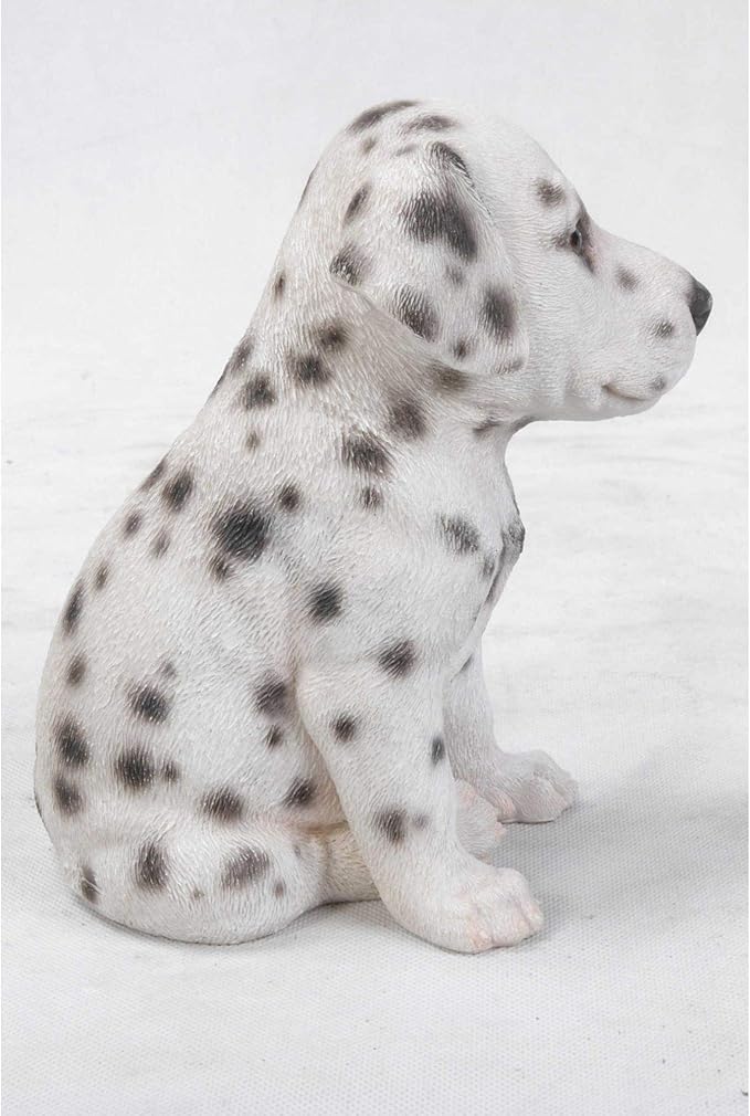 HI-LINE Dalmatian Puppy Outdoor Garden Statue - 6.5"