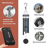 Memorial Wind Chimes for Loss of Loved One,windchimes in Memory of a Loved One Sympathy Gifts for Dad Mom and Family Member,Metal Windchimes Outdoors Decorations for Your Garden…