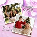 Butterfly Birthday Gifts for Women, Hanging Crystals Sun Catcher Prisms with Love Pendant for Window Room Garden Decor, Suncatcher Mothers Day Housewarming Gifts for Friends, Mom, Grandma, Wife