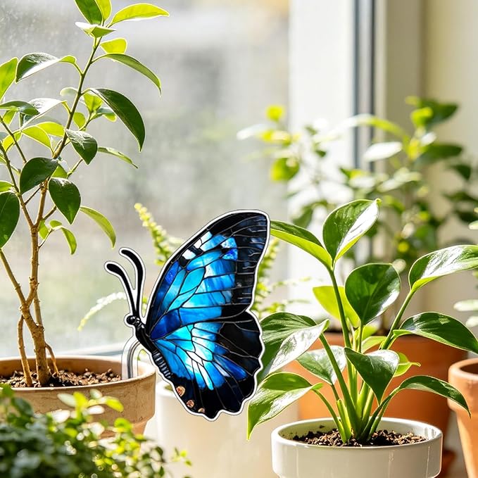 Butterfly Gifts for Women, Hanging Plant Planter Indoor Outdoor, Mothers Day Birthday Gifts for Mom Grandma from Daughter Son, Butterfly Lover Garden Decor Plant Pot(22)