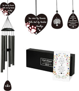 BUoonyer Pet Memorial Wind Chimes - Memorial Gifts for Loss of Pet, Remembrance Sympathy Gift, Loved Cat Dog Commemorative Bereavement Windchimes for Outdoor Outside Patio Decor