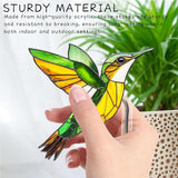 Creative Acrylic Animal Garden Stakes - 2-Pieces Colorful Plant Markers for Indoor & Outdoor Decor, Fun Flower Pot Hangers, and Yard Ornaments (Multicolored Insect)