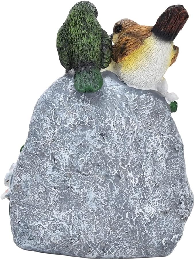 Outdoor Statue Welcome Bird Statue Garden Stone Outdoor Sculpture Decor