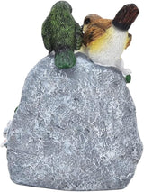 Outdoor Statue Welcome Bird Statue Garden Stone Outdoor Sculpture Decor