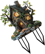 Garden Pathways Marker Squirrels Stake for Flower Beds Fences Decorative Outdoor Sign Landscape Accent Garden Fence Decorative Signboard