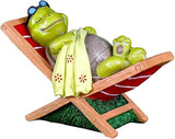 Garden Ornaments Outdoor Garden Animal Sculpture Creative Tortoise Leisure Chair Resin Statue Cute Animal Pastoral Decoration Home Ornament Crafts Garden Ornaments