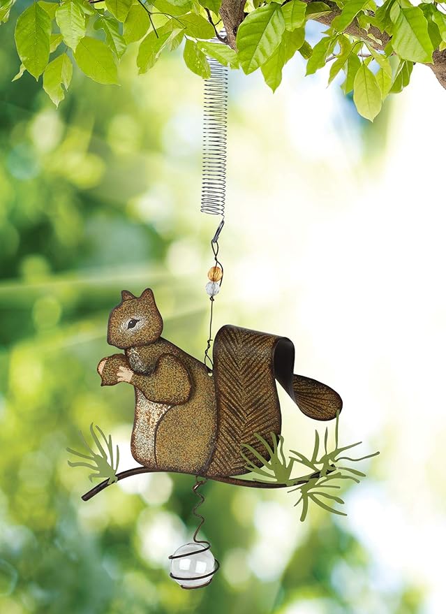 Sunset Vista Designs Lodge Squirrel Bouncy Hanging Decoration