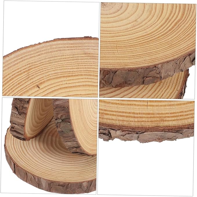 CANIGHT Garden Decorative Wood Paver for Outdoor Pathways and Landscaping and Portable Wooden Garden Decor