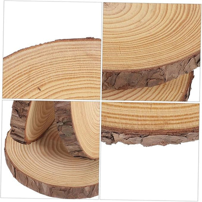CANIGHT Garden Decorative Wood Paver for Outdoor Pathways and Landscaping and Portable Wooden Garden Decor