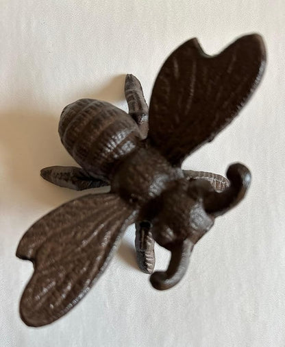 Upper Deck Decorative Metal Garden Bugs, Set of 4, Rustic Finish, Ladybug, Bee, Dragonfly and Butterfly