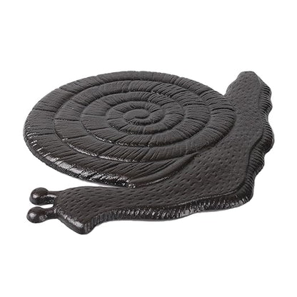 BRASSTAR Cast Iron Snail Shape Stepping Stone Stepping Footstone for Garden Path, Lawn, Yard, Patio, Farmland, Door Entrance, Outdoor Decor TQGJPT362