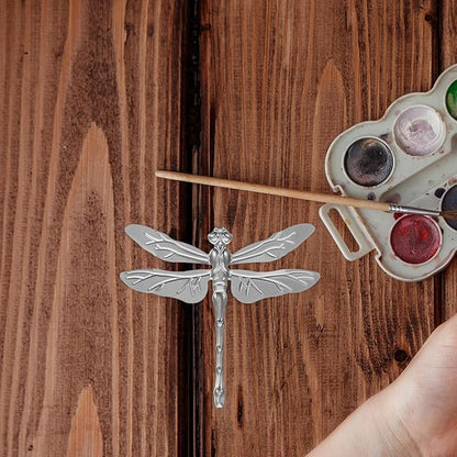Abaodam 20Pcs Metal Dragonfly Sculpture Wall Art for Garden Decoration 2.75In Handmade Iron Dragonfly Figurine Outdoor Patio Home Decor Diy Craft Project