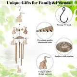 Wind Chimes for Outside Garden Decor - Elephant Decorations Wind Chimes, Birthday Gfits for Women, Mom, Grandma, Memorial Gifts, Housewarming Gifts, Yard or Patio Deals