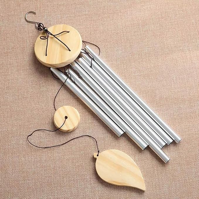 Happyyami 12pcs Wind Chime Tubes Parts Windchime String Metal Tubes Outdoor Hanging Wind Chime Aluminum Tube for Crafts DIY Wind Chimes Supplies