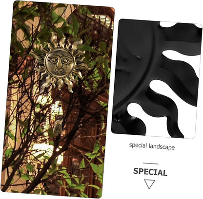 Happyyami 1pc Wind Chime Decorative Bell for Outdoor Spaces Rustic Blessing Wind Chime for Gardens and Patios Easy to Install Hanging Ornament for Home Decor