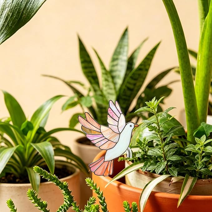 Hummingbird Gifts for Women Mom Grandma, Hanging Planter for Indoor Outdoor Garden, Bird Lover Plant Decor, Mothers Day Birthday Gifts from Daughter Son(18)