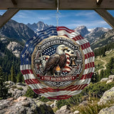 Patriotic Eagle USA 250th Anniversary Wind Spinner, 1776-2026 Metal Outdoor Decor, Liberty Bell & Betsy Ross Design, Independence Day Gift, 8-inch Spinner 2