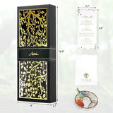 Gifts for Mom & Grandma - Outdoor Wind Chimes with Engraved Tree of Life, Large Patio Hanging Decor for Garden, Yard, Christmas, Anniversary Celebrations